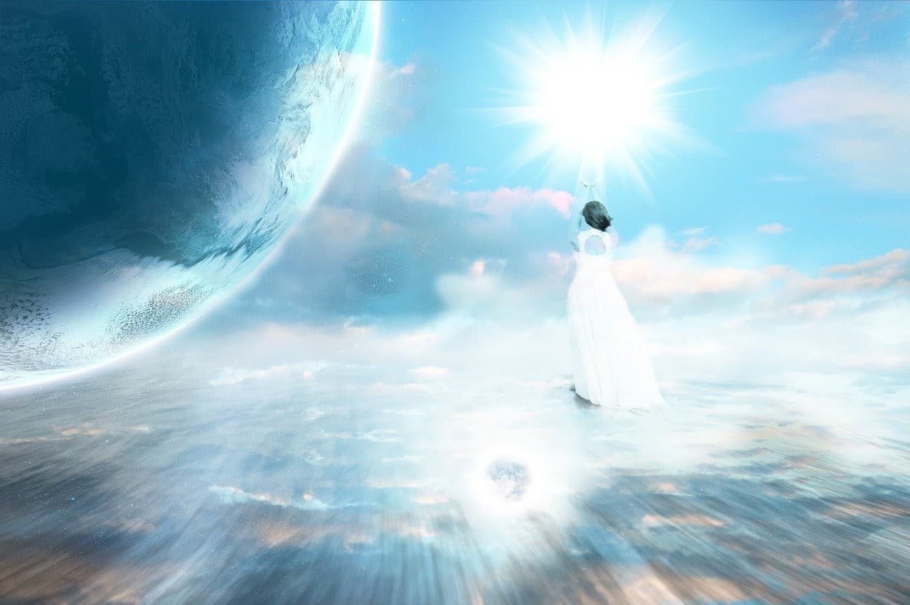 angel healing earth