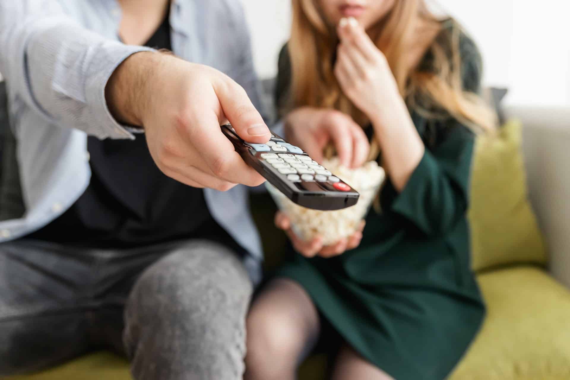 couple watching movies