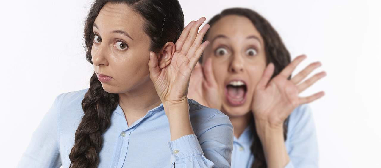 woman listening to inner voice