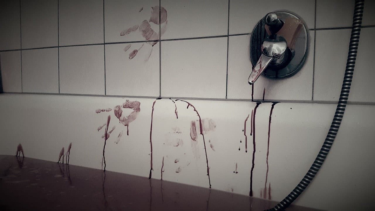 murder scene bath