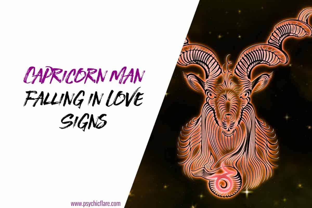 Capricorn Man Falling in Love Signs
