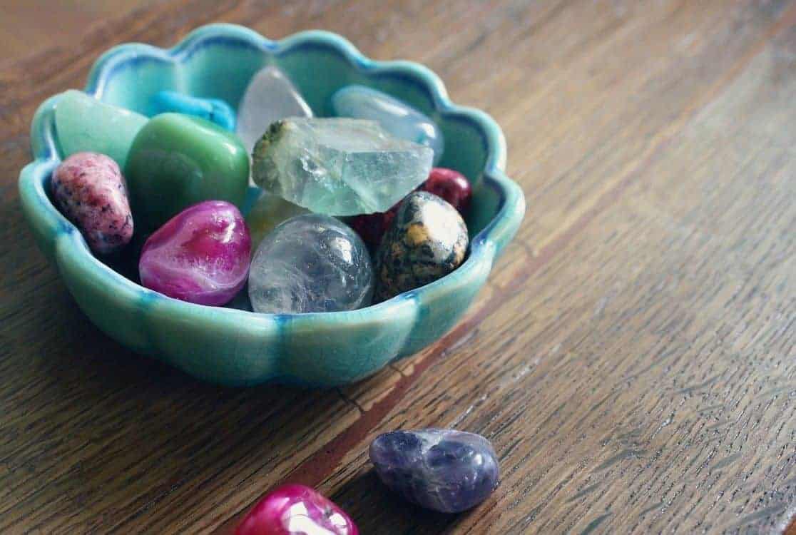  crystals in bowl