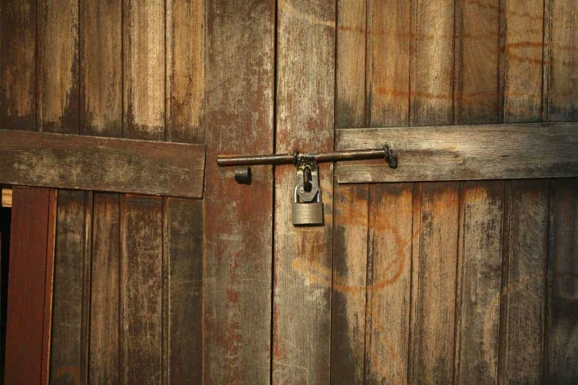 locked door