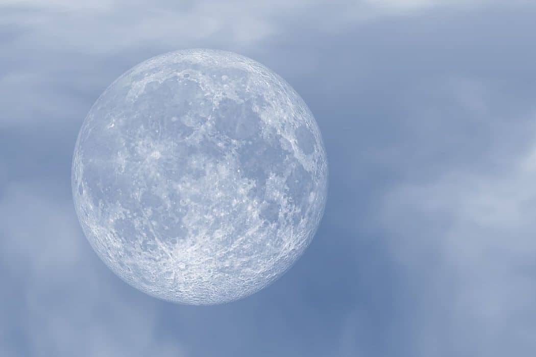 light blue moon