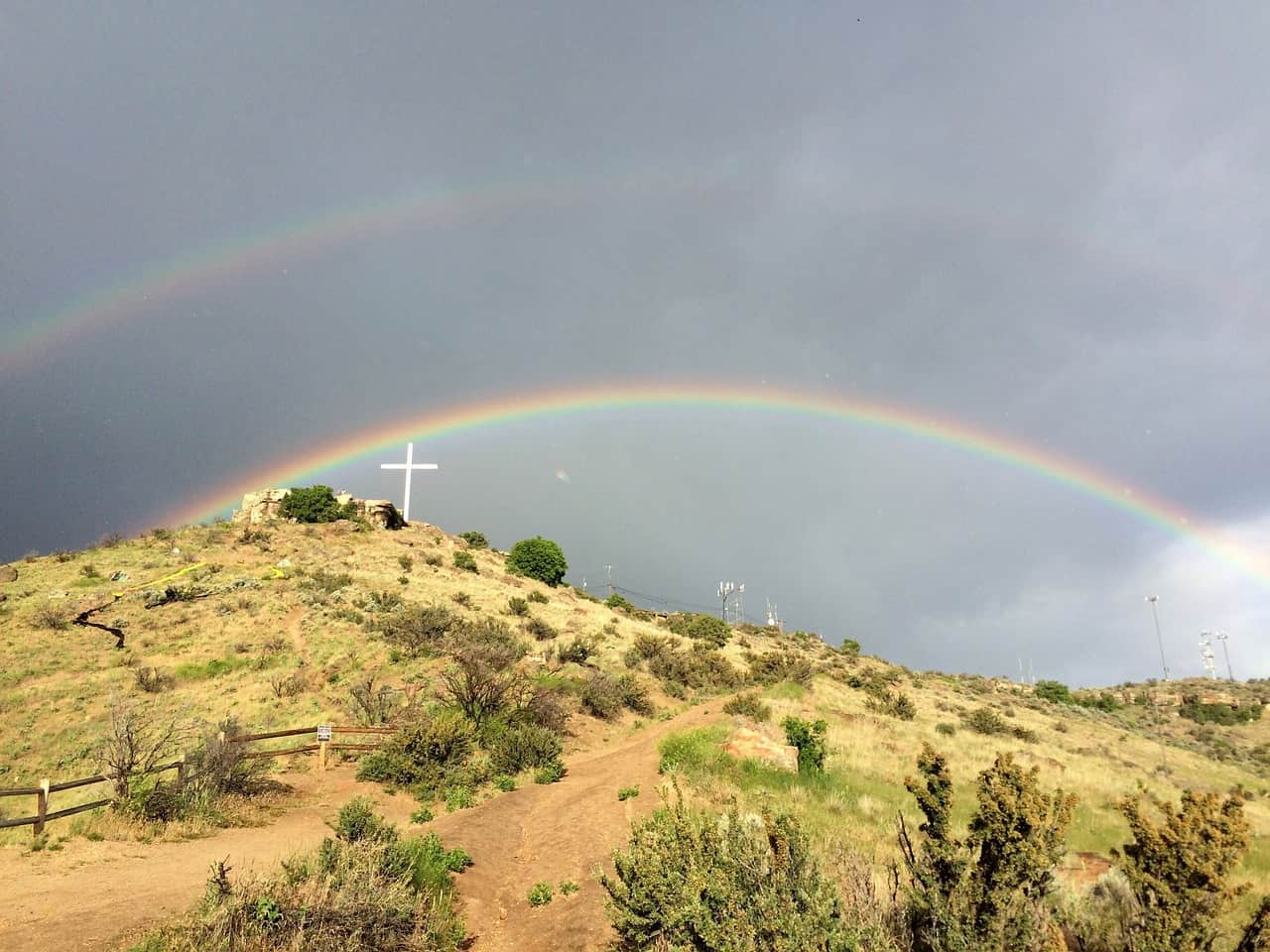 double rainbow cross