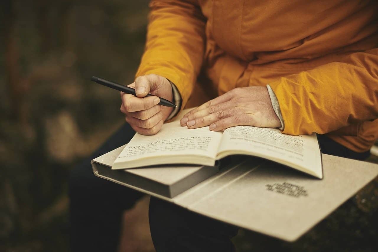 woman writing