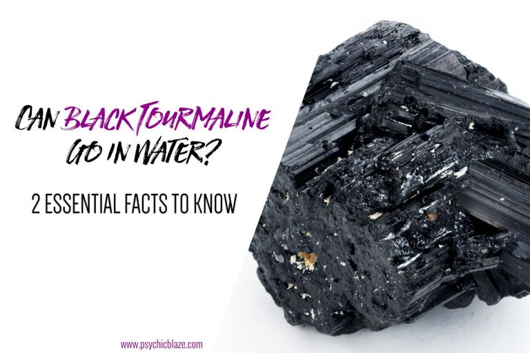 Can Black Tourmaline Go In Water? (2 Cleansing Facts)