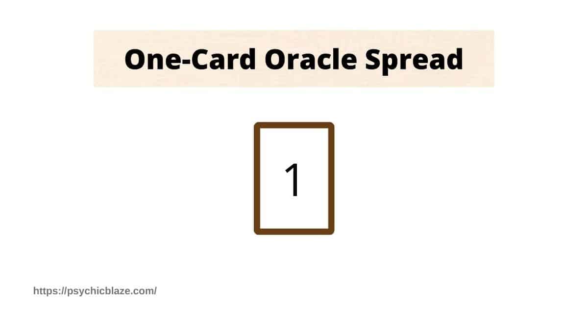 one card oracle spread