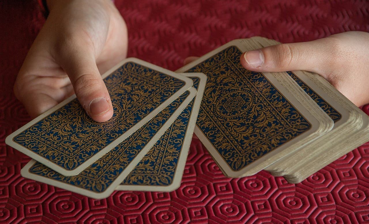tarot cards hands