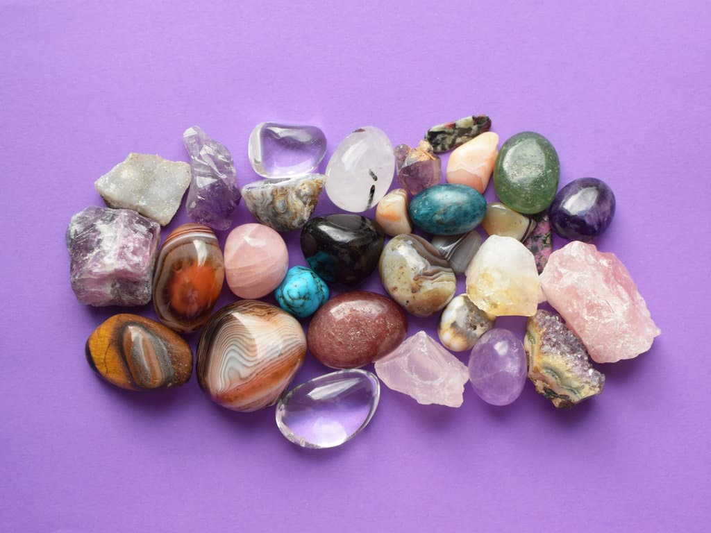 crystal stone combination