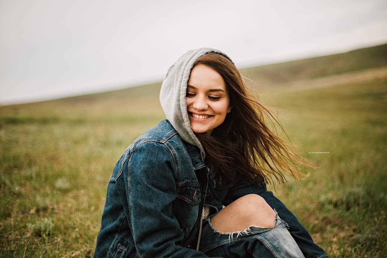 smiling woman