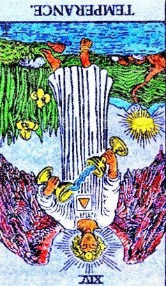 reversed temperance tarot card