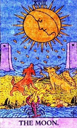 the moon tarot card