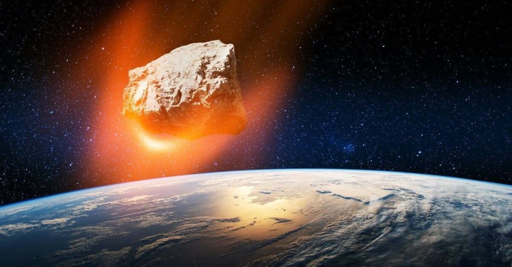 asteroid hitting earth