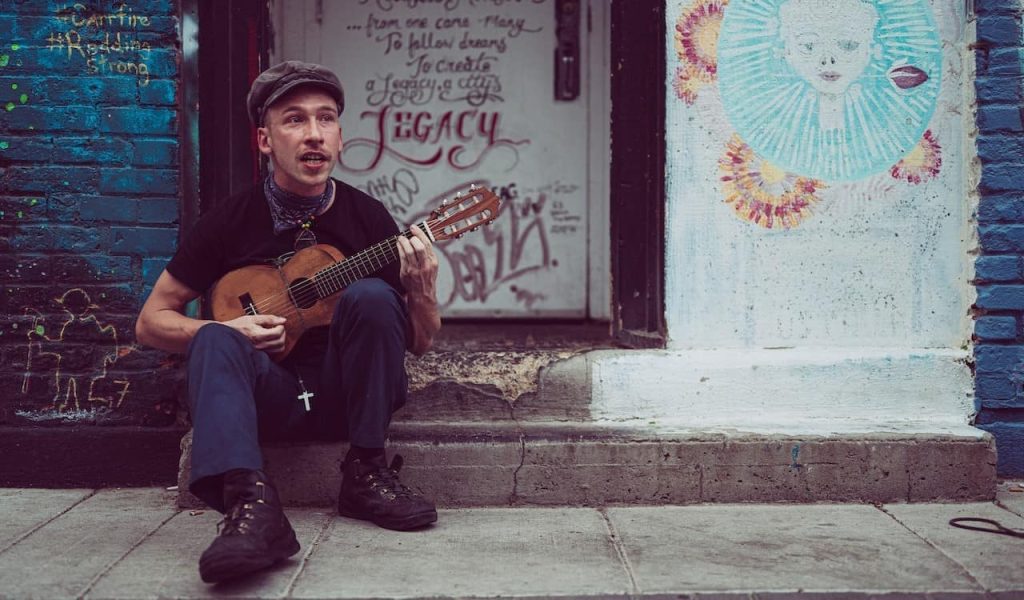 musician wearing beret