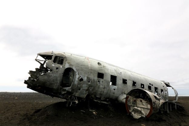 crashed plane