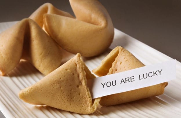you are lucky fortune cookie