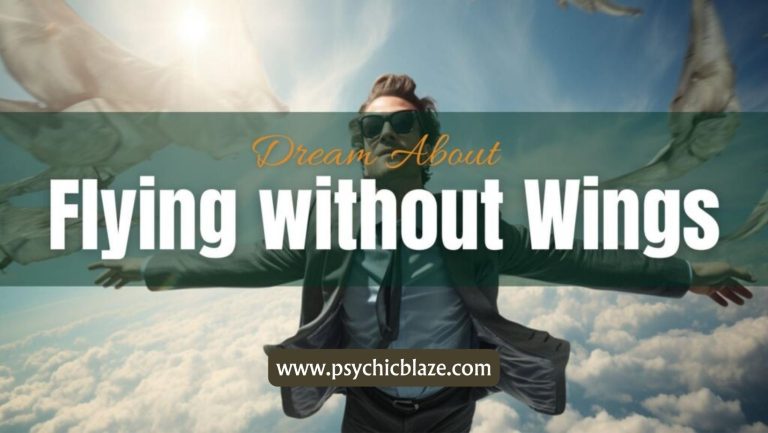 Flying Without Wings in Dreams: Psychological Interpretations