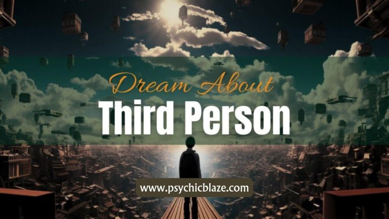 Dreaming in Third Person: Psychological Interpretations