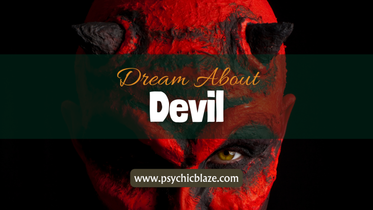Devil Dream Meaning: Psychological Interpretations