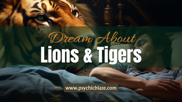 Dream About Lions and Tigers: Psychological Interpretations