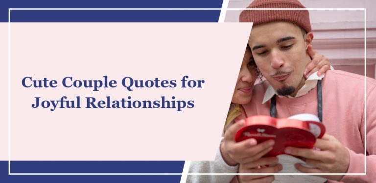 120+ Cute Couple Quotes for Joyful Relationships