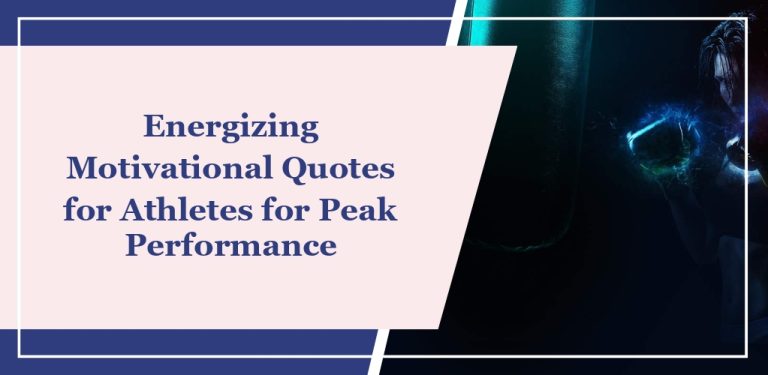 57 Energizing Motivational Quotes for Athletes for Peak Performance