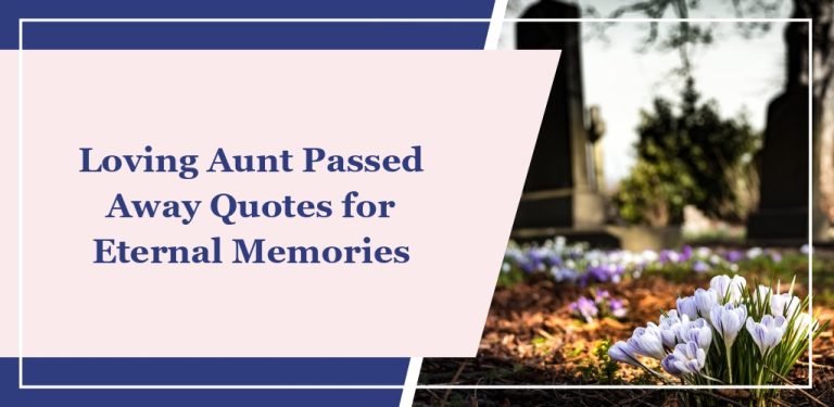 70 Loving Aunt Passed Away Quotes for Eternal Memories