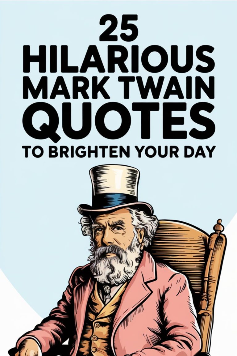 25 Funny Mark Twain Quotes to Brighten Your Day