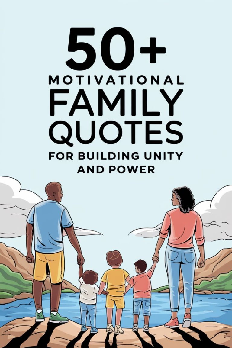 50+ Motivational Family Quotes for Building Unity and Power