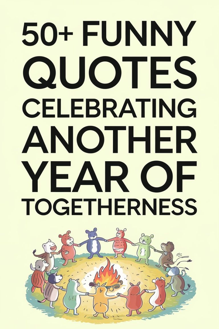 50+ Funny Quotes Celebrating Another Year of Togetherness