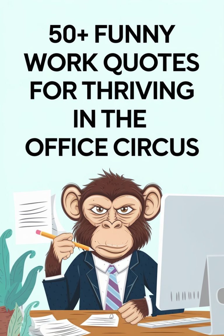 50+ Funny Work Quotes for Thriving in the Office Circus