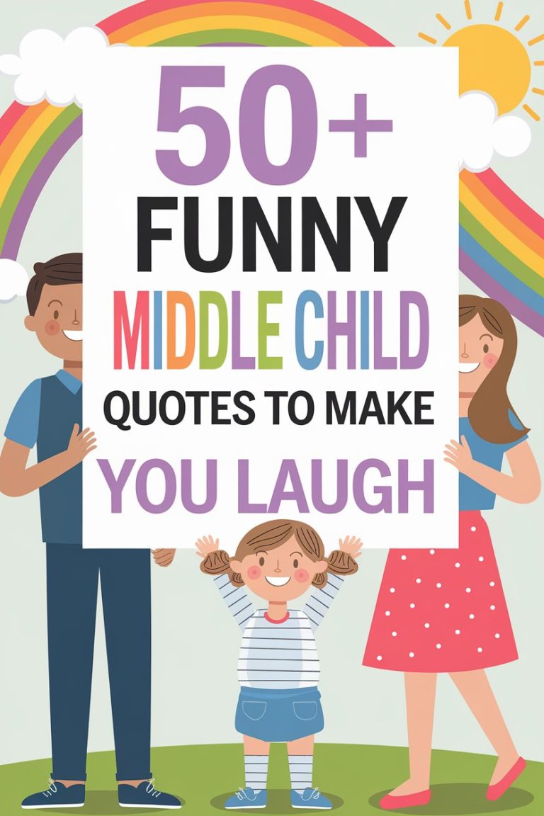 50+ Funny Middle Child Quotes to Make You Laugh