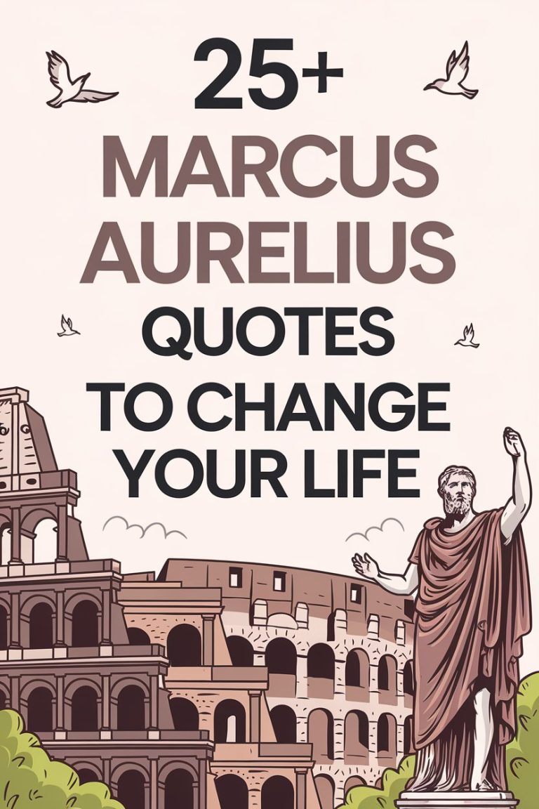 25+ Marcus Aurelius Quotes to Change Your Life