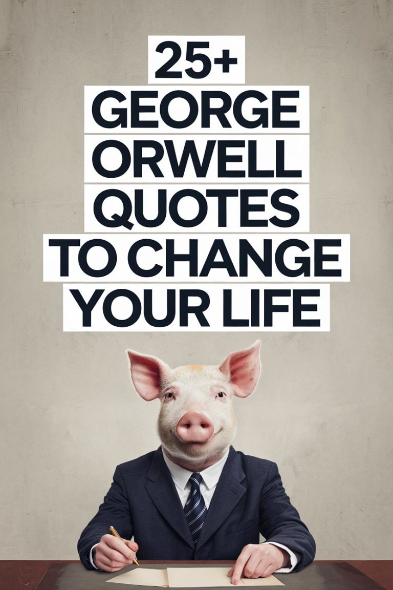 25+ George Orwell Quotes to Change Your Life