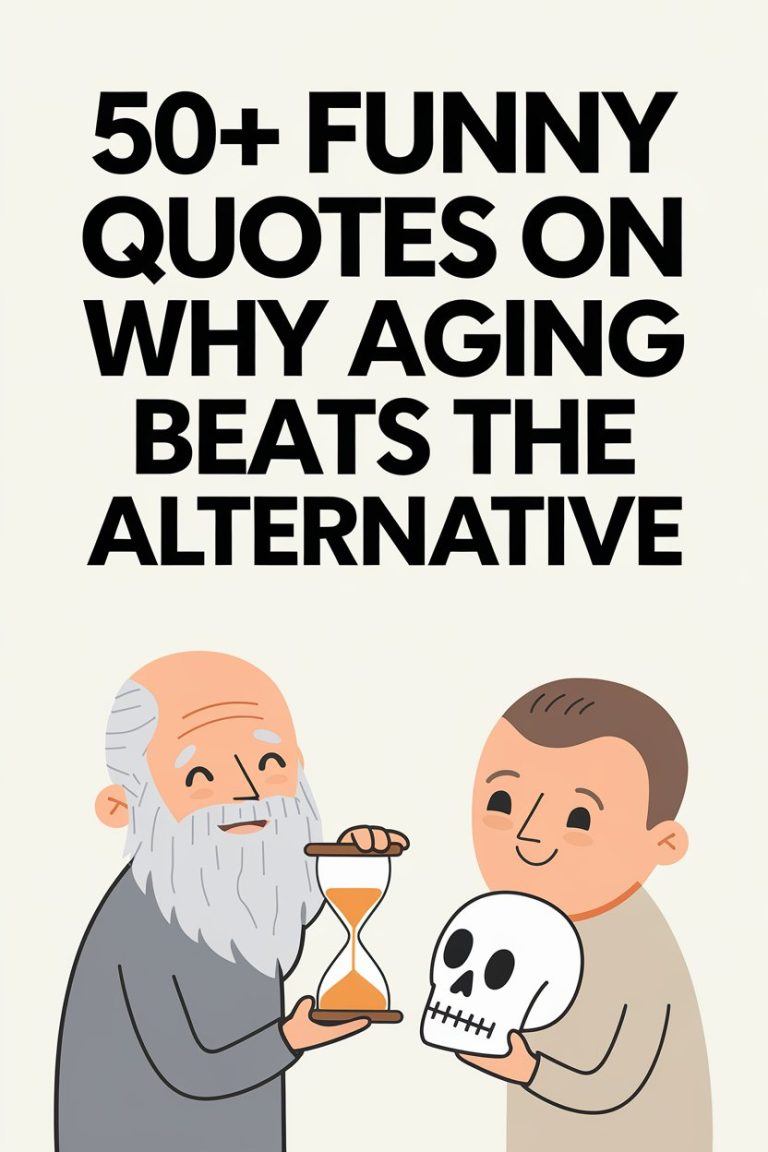 50+ Funny Quotes on Why Aging Beats the Alternative