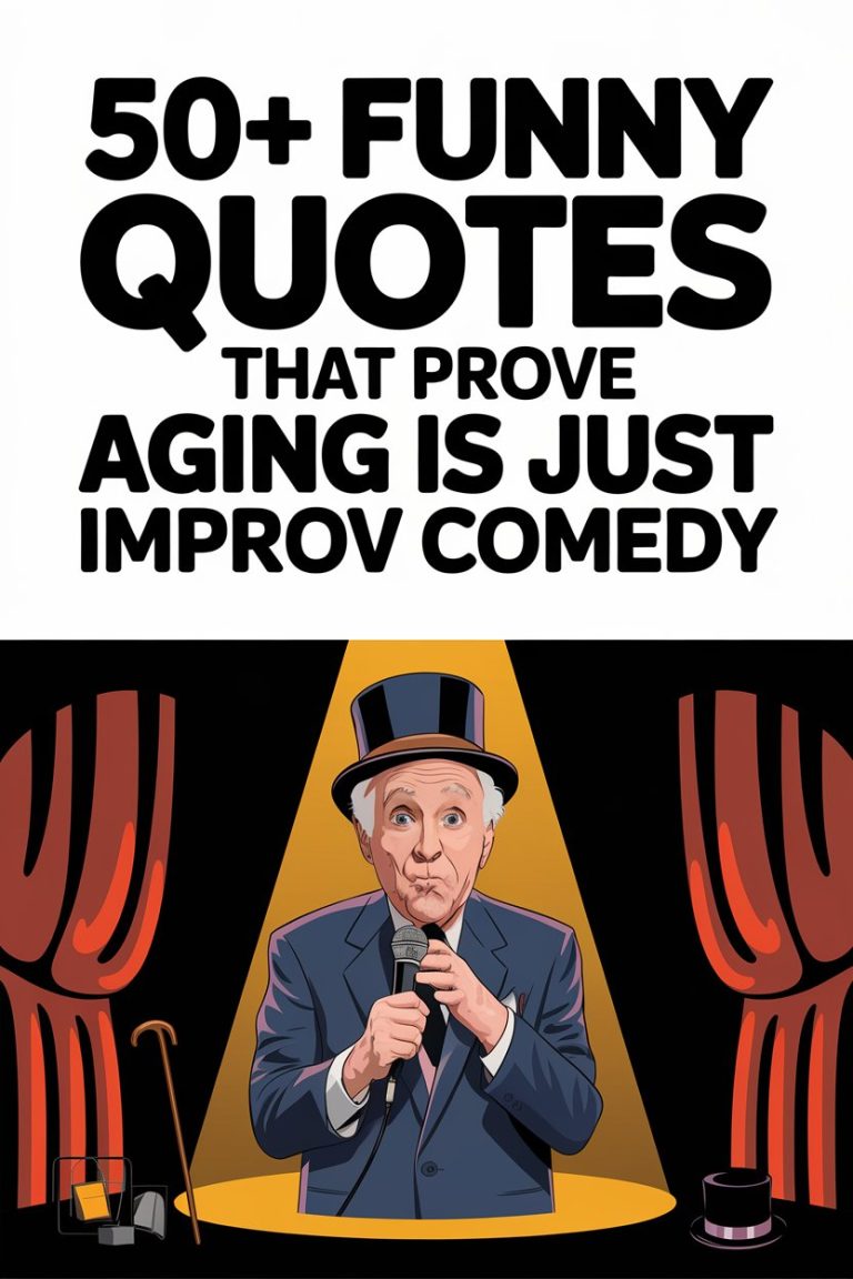 50+ Funny Quotes That Prove Aging is Just Improv Comedy