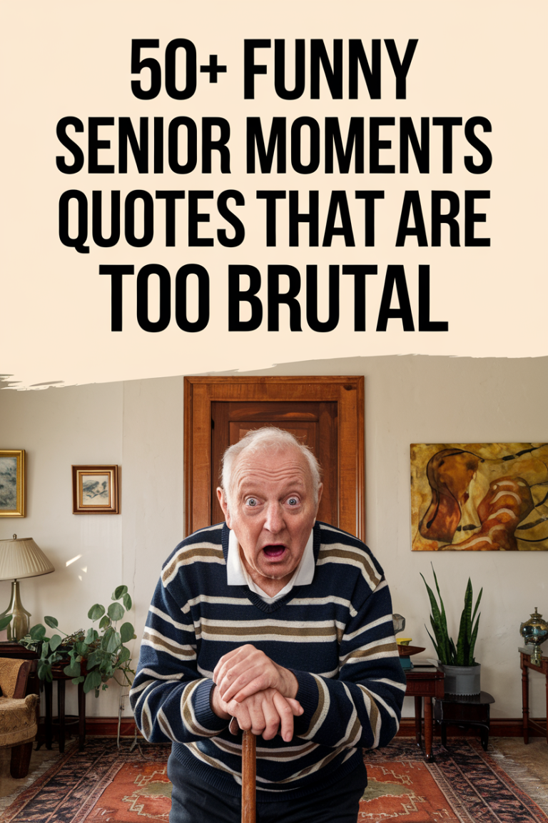 50+ Funny Senior Moments Quotes That Are Too Brutal