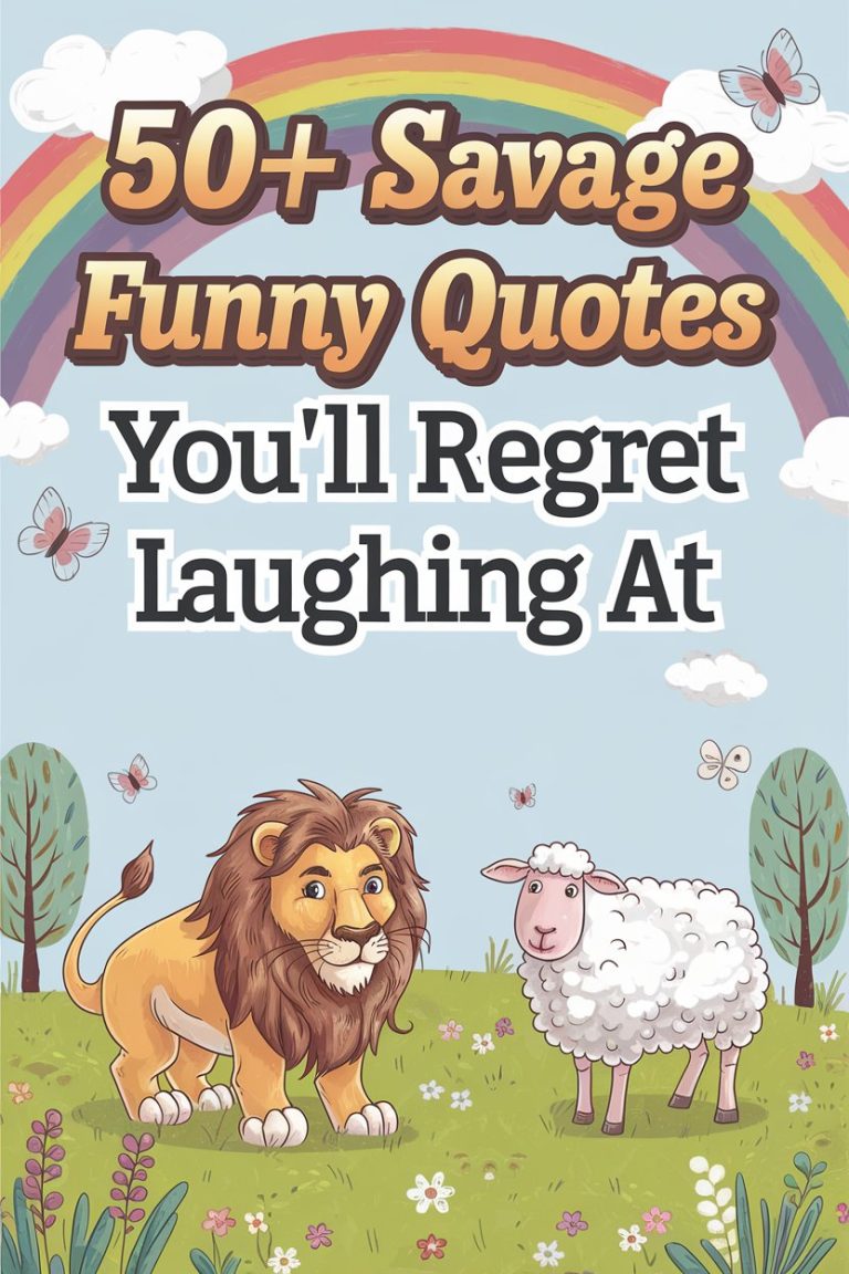 50+ Savage Funny Quotes You’ll Regret Laughing At